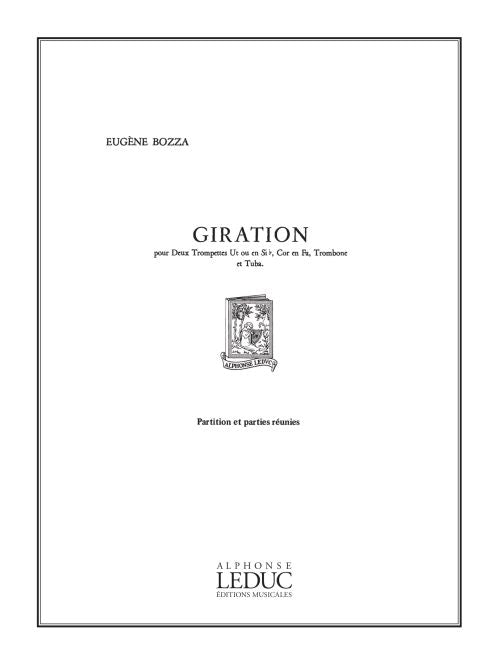 Giration | Eugène Bozza | Ensemble de cuivres