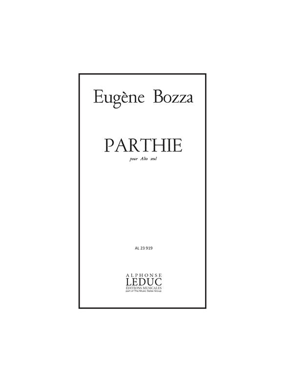 Parthie | Eugène Bozza | Alto
