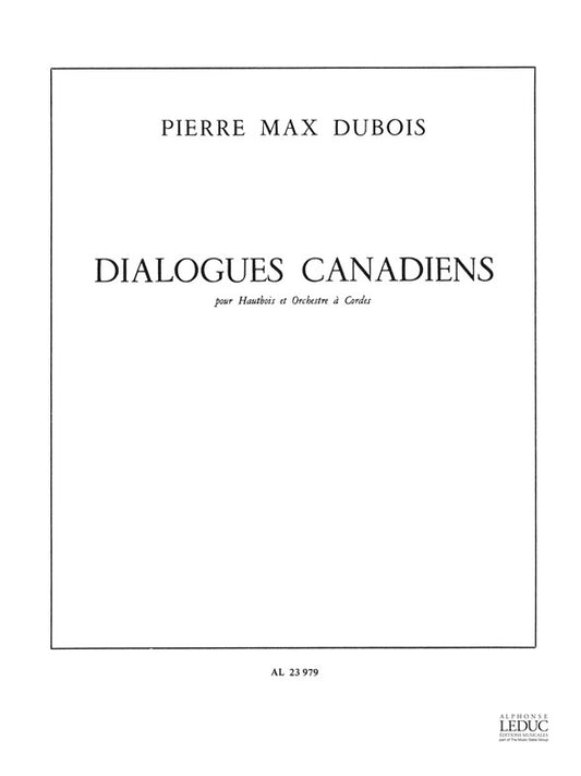 Dialogues canadiens | Pierre-Max Dubois | Hautbois