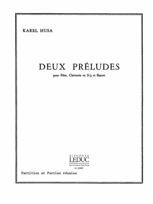 Karel Husa: 2 Préludes | Karel Husa | Flûte