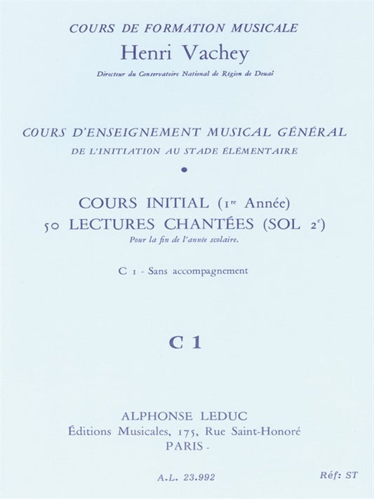 50 Singing Exercises | Henri Vachey | Ensemble flexible
