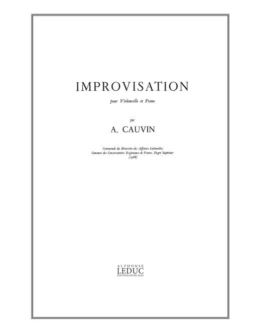 Improvisation | Cauvin | Violoncelle