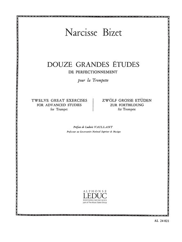 12 Grandes Études de Perfectionnement | Narcisse Bizet