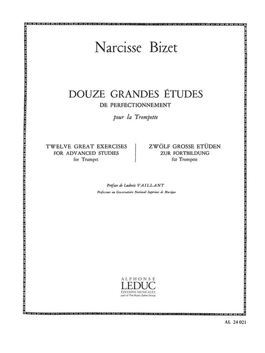 12 Grandes Études de Perfectionnement | Narcisse Bizet