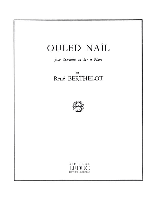 Ouled Naïl | René Berthelot | Clarinette