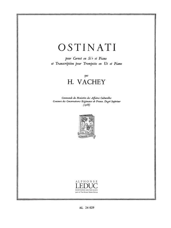 Ostinati | Henri Vachey | Cornet