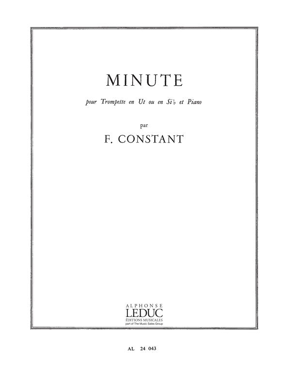 Minute | Franz Constant | Trompette