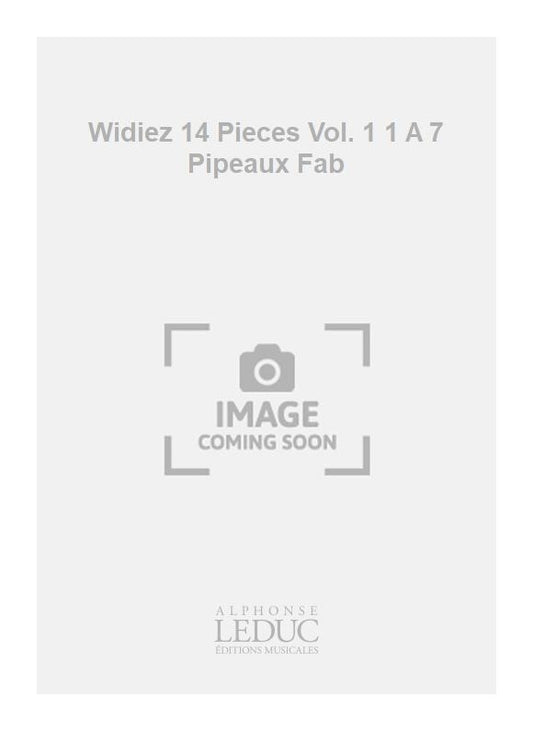 Widiez 14 Pièces Vol. 1 1 A 7 Pipeaux Fab | Flûte à bec