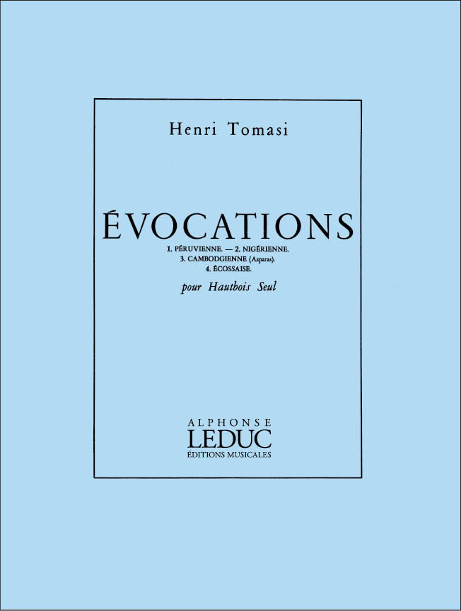 Évocations | Henri Tomasi | Hautbois