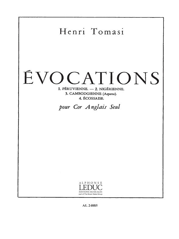 Évocations pour Cor Anglais Seul | Henri Tomasi