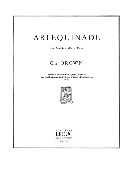 Arlequinade | James Brown | Saxophone alto