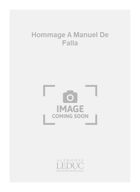Hommage A Manuel De Falla | Michel Merlet | Clavecin