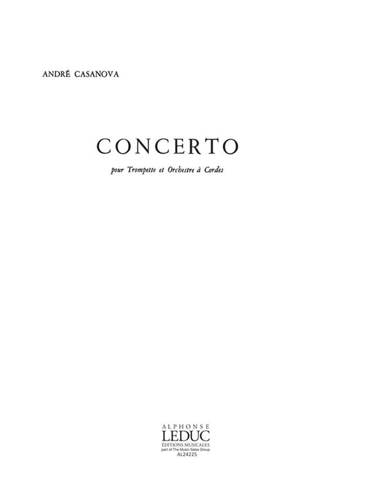 Concerto -Trompette Orchestre A Strings | André Casanova