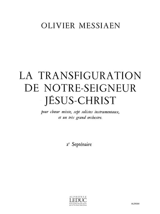 La Transfiguration de Notre-Seigneur Jesus-Christ | Olivier Messiaen