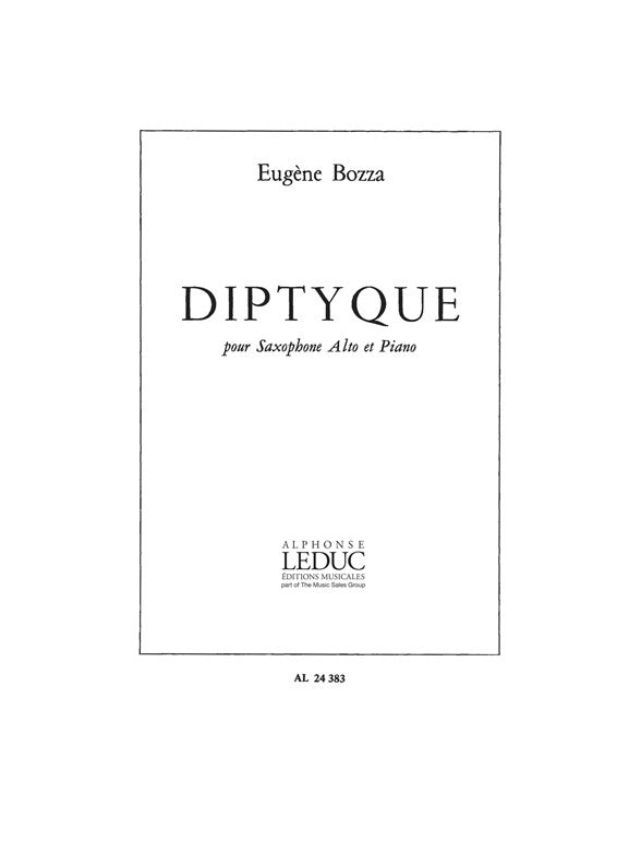 Diptyque | Eugène Bozza | Saxophone