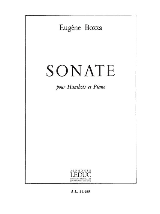 Sonate | Eugène Bozza | Hautbois