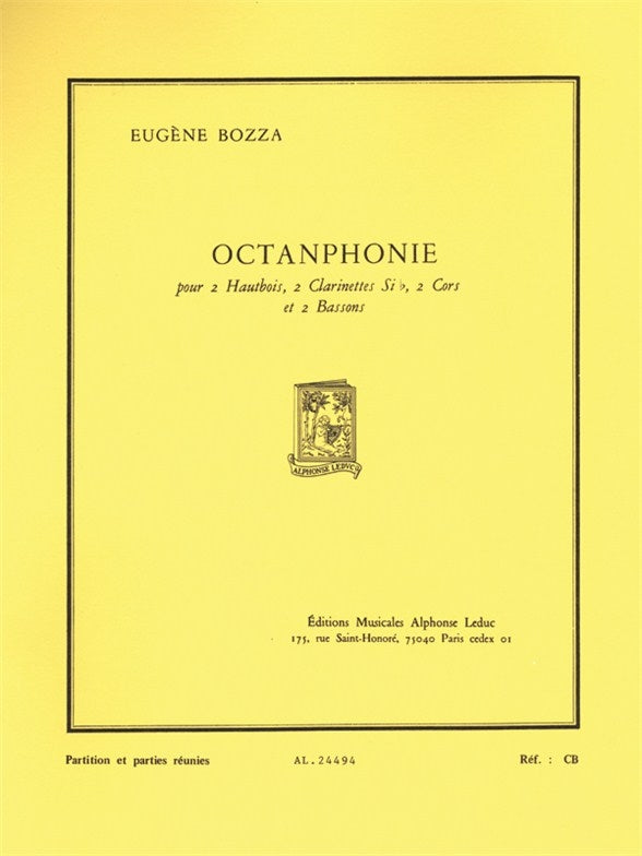 Octanphonie | Eugène Bozza | Hautbois