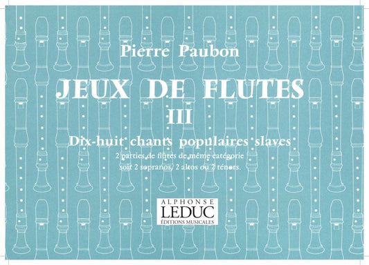 Jeux de Flûtes Vol.3 | Pierre Paubon