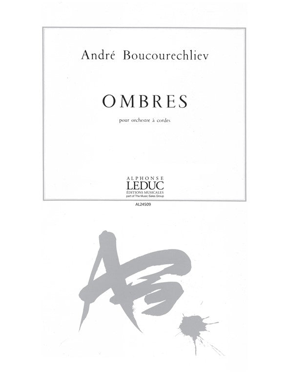 Boucourechliev André - Ombres - partition d'orchestre