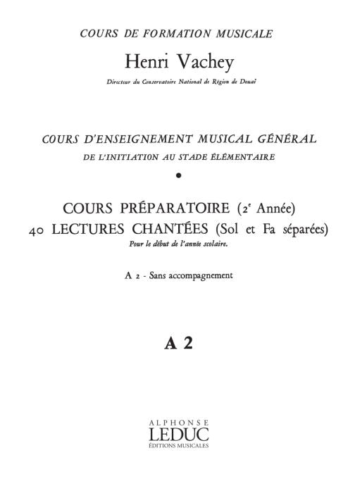 Vachey Cours Enseignt Musical Général | Vachey | Voix | Livre | AL24574