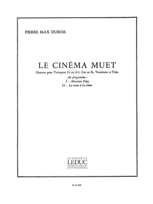 Le Cinéma muet | Pierre-Max Dubois | Quatuor de cuivres