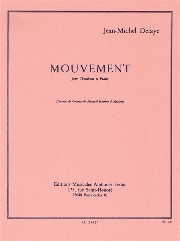 Mouvement | Jean-Michel Defaye | Trombone