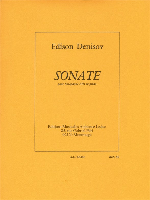 Sonate pour Saxophone Alto et Piano | Edison Denisov