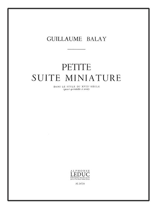 Petite Suite Miniature Dans Le Style Du 18 Siècle | Guillaume Balay