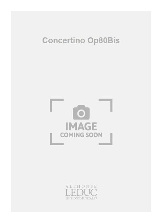 Concertino Op80Bis | Henri Büsser | Violoncelle