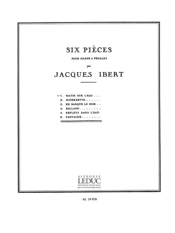 Matin sur l'Eau | Jacques Ibert | Harpe