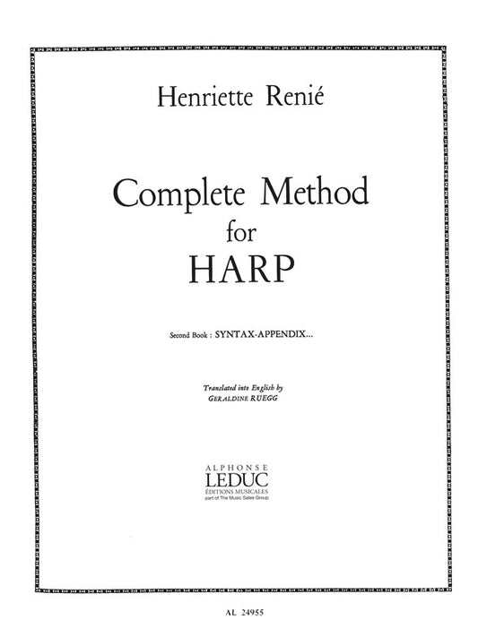 Méthode complète pour harpe, vol. 2 | Henriette Renié