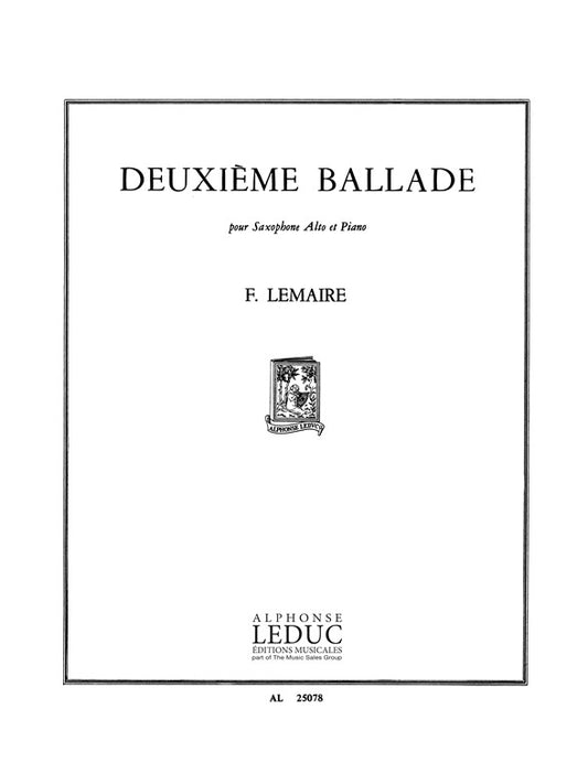 Ballade N02 | Félix Lemaire | Saxophone