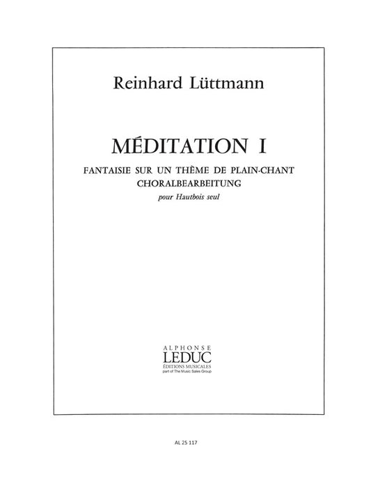 Méditation 1 | Luttmann | Hautbois