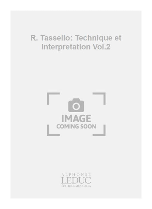 R. Tassello: Technique et Interprétation Vol.2 | Flûte à bec