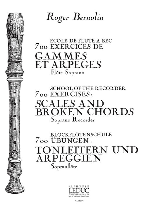 700 Exercices de Gammes et Arpeges | Roger Bernolin