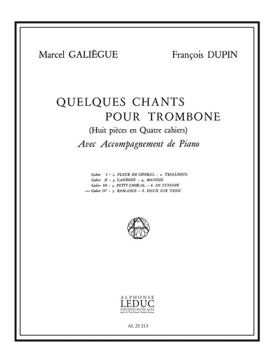 Quelques Chants Vol 4 - Romance-2 Sur 3 | Galiegue