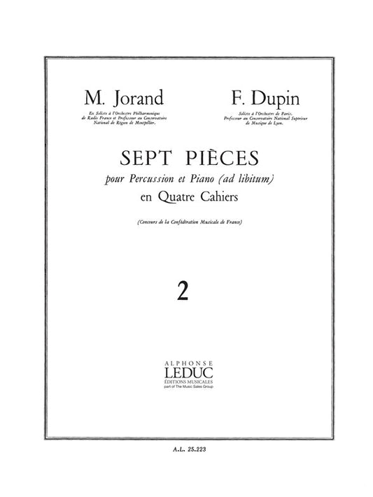 7 Pièces Vol.2 | Jorand | Percussions