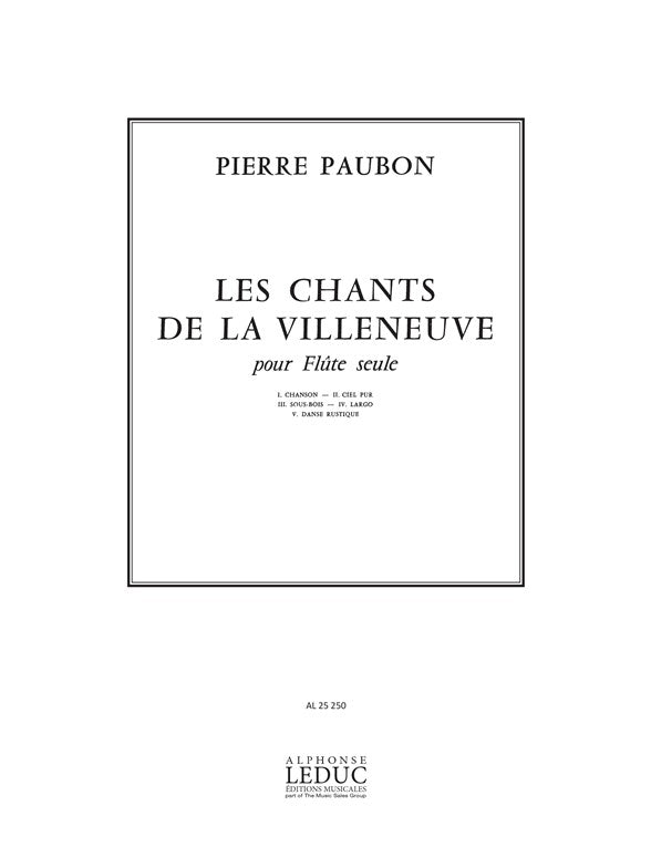 Les Chants de la Villeneuve | Pierre Paubon | Flûte