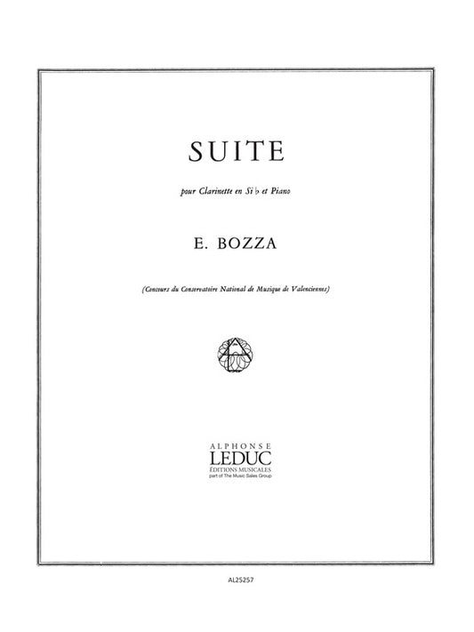 Suite Pour Clarinette Et Piano | Eugène Bozza