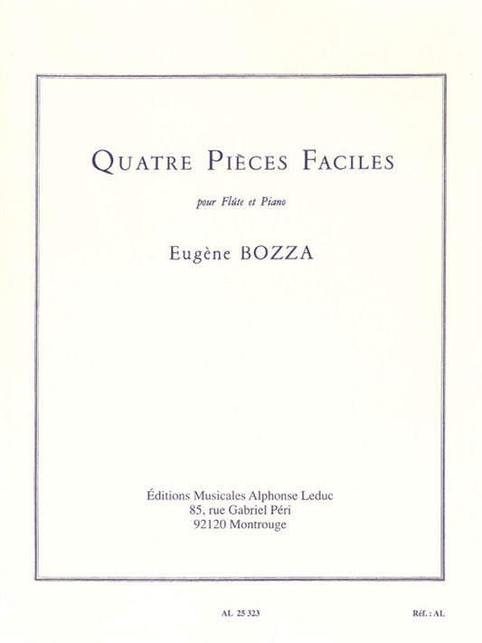 4 Pièces Faciles | Eugène Bozza | Flûte
