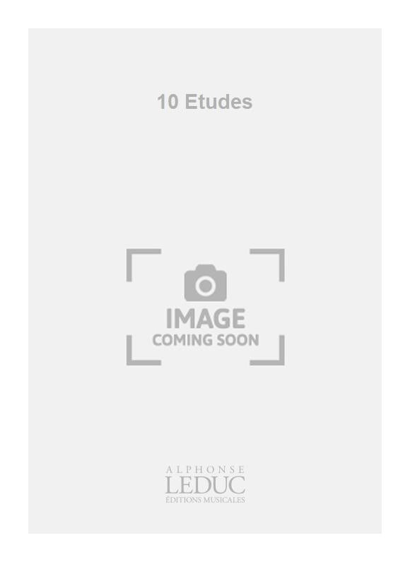 10 Études | Jacques Toulon | Trombone | Livre | AL25332