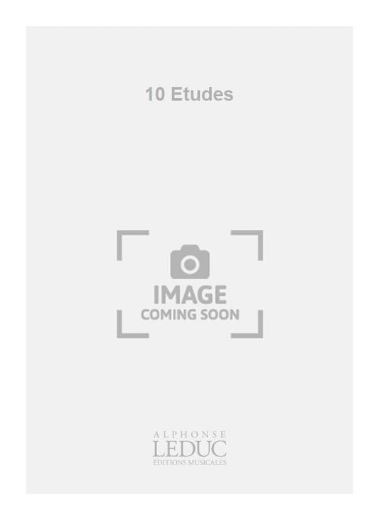 10 Études | Jacques Toulon | Trombone | Livre | AL25332