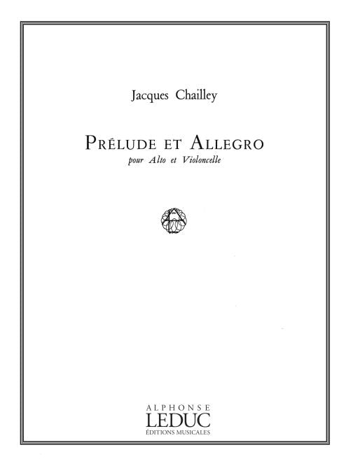 Prélude Et Allegro | Jacques Chailley | Alto
