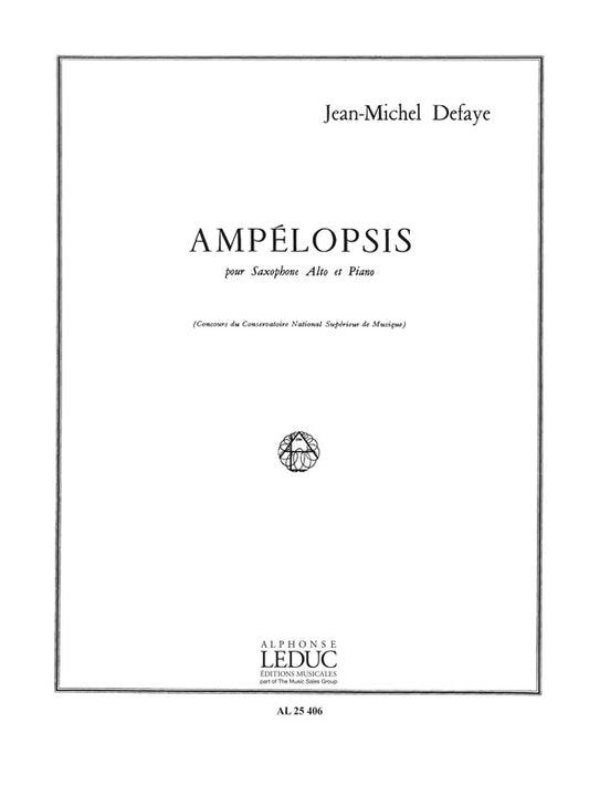 Ampelopsis | Jean-Michel Defaye | Saxophone