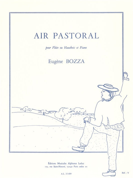 Air pastoral, pour hautbois ou flûte et piano | Eugène Bozza