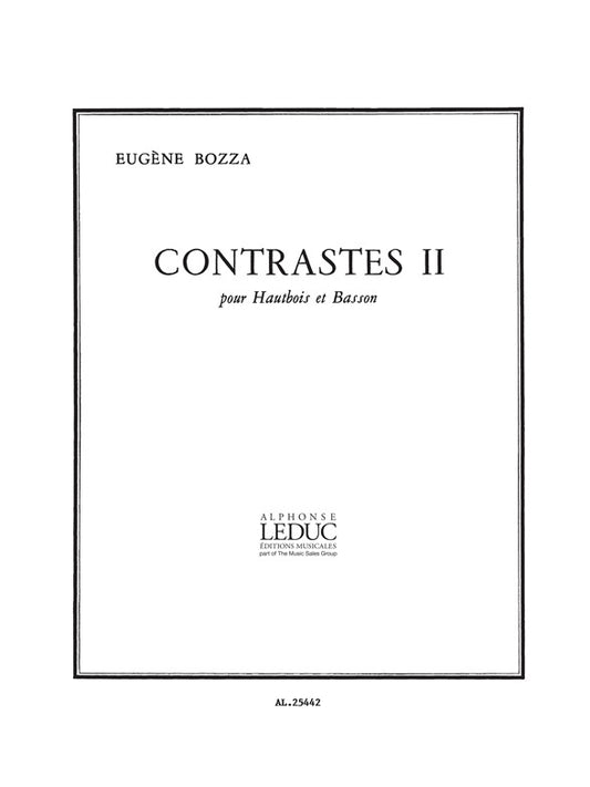 Contrastes II | Eugène Bozza | Hautbois