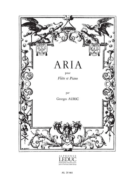 Aria | Georges Auric | Flûte