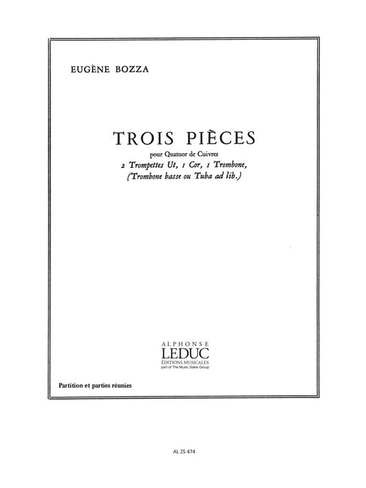3 Pièces | Eugène Bozza | Quatuor de cuivres