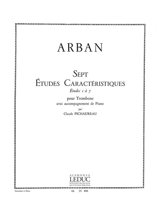 7 Études Caracteristiques | Arban | Trombone