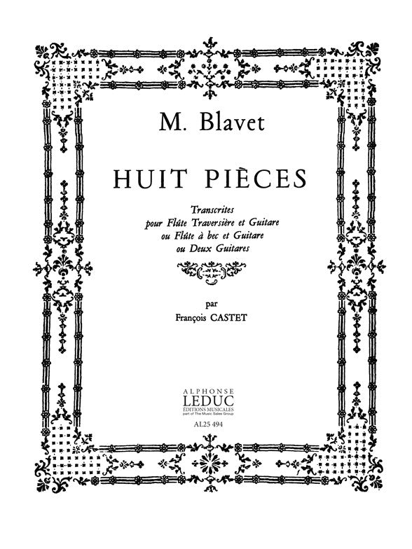 Michel Blavet: 8 Pièces | Michel Blavet | Flûte